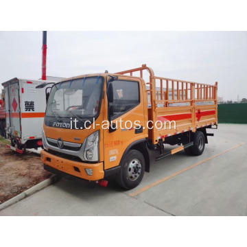 Foton 5ton Cilinder Transport Truck con piattaforma idraulica da 1ton